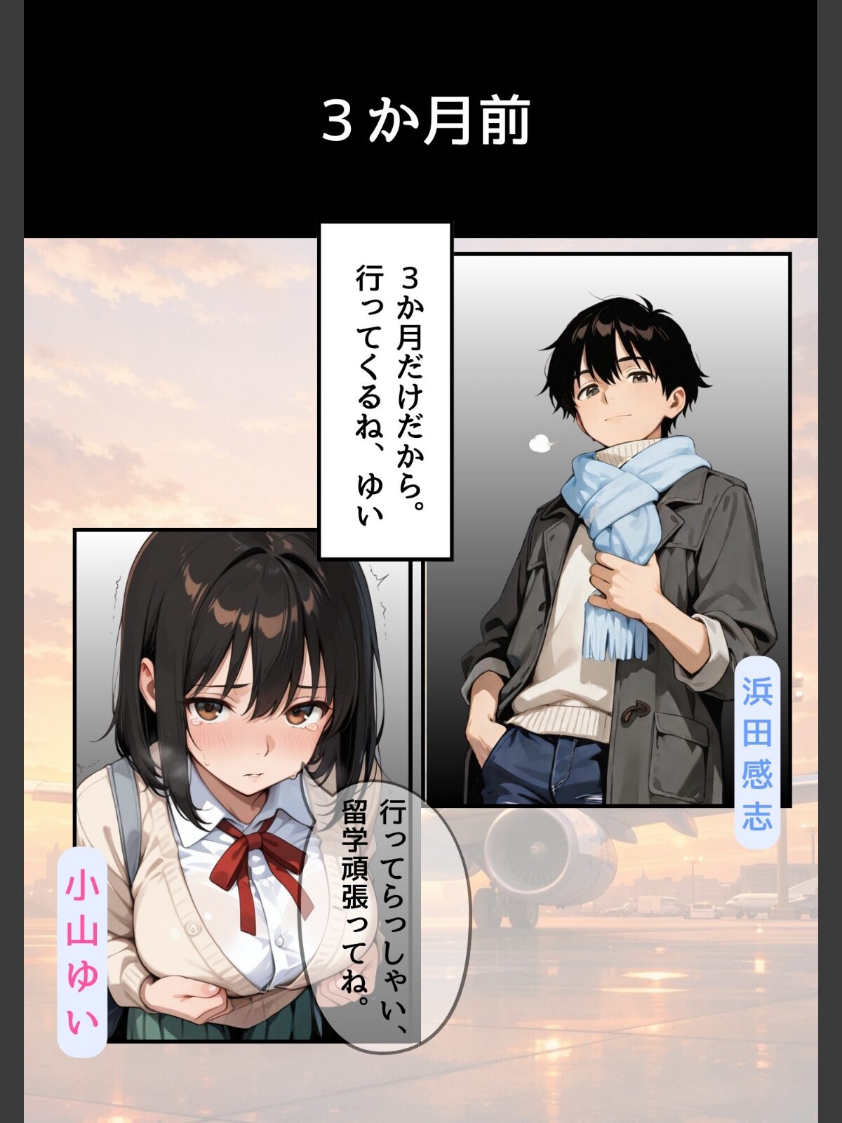 3か月なら、大丈夫だと思ってた。〜留学した僕の留守中に、一途な彼女が汚されるまで〜R指定合冊版 1のサンプル画像