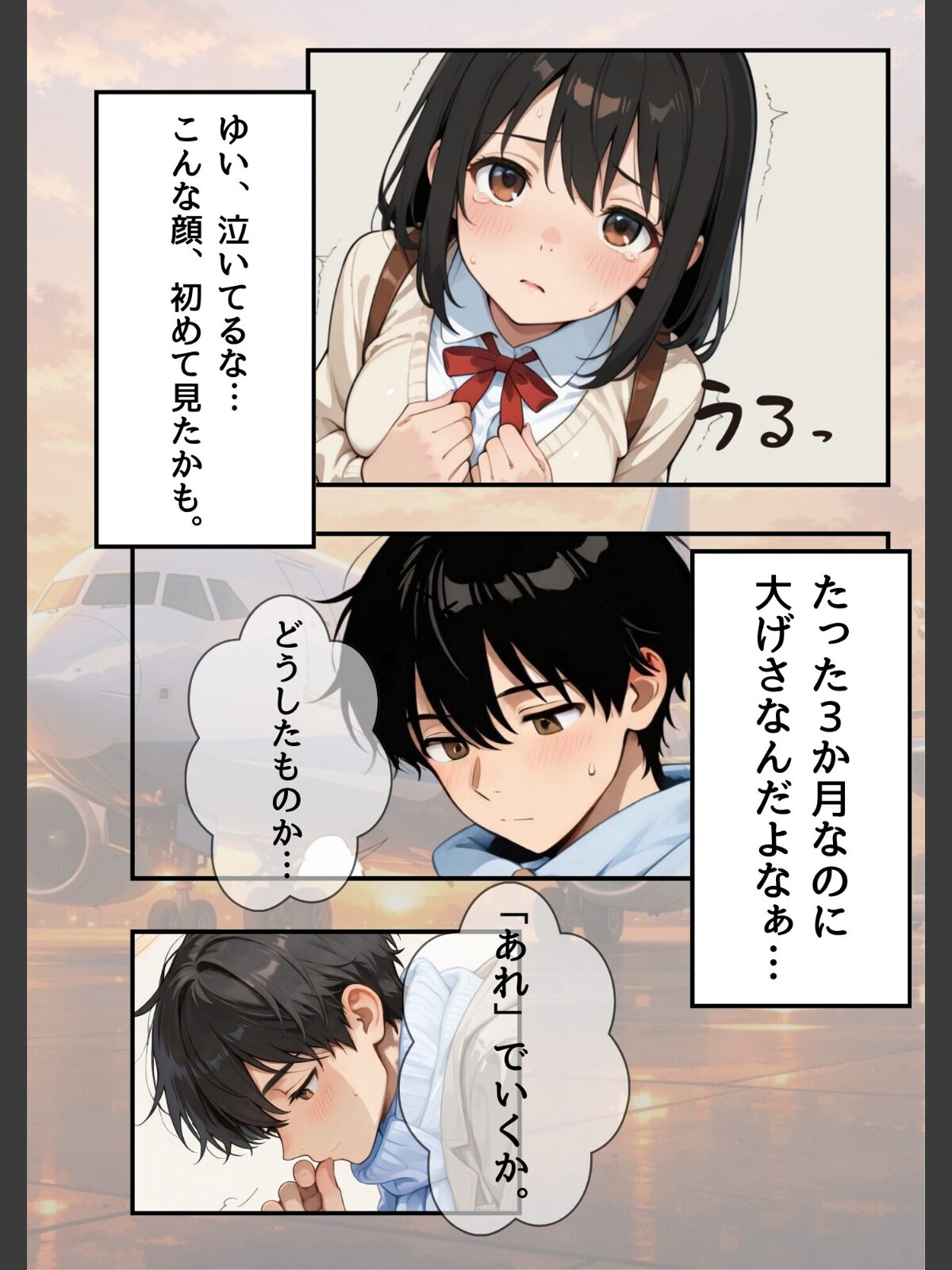 3か月なら、大丈夫だと思ってた。〜留学した僕の留守中に、一途な彼女が汚されるまで〜R指定合冊版 1のサンプル画像