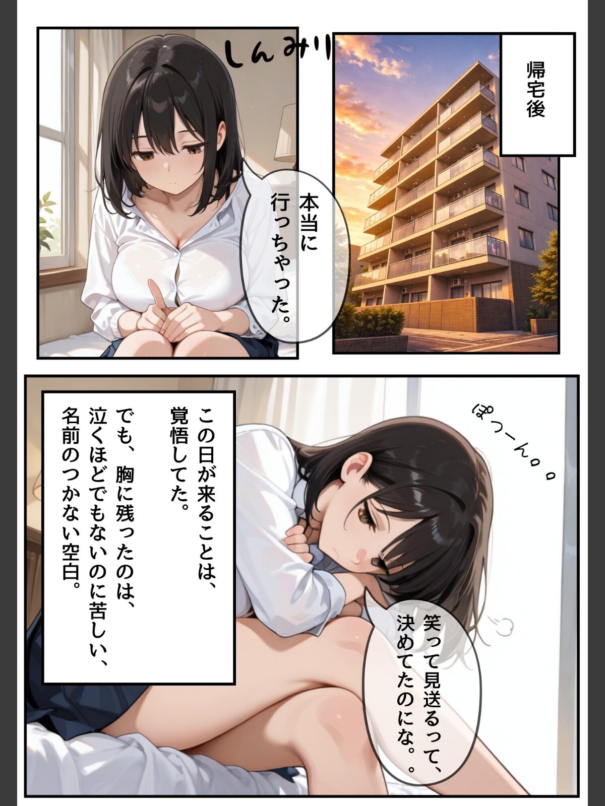 3か月なら、大丈夫だと思ってた。〜留学した僕の留守中に、一途な彼女が汚されるまで〜R指定合冊版 1のサンプル画像