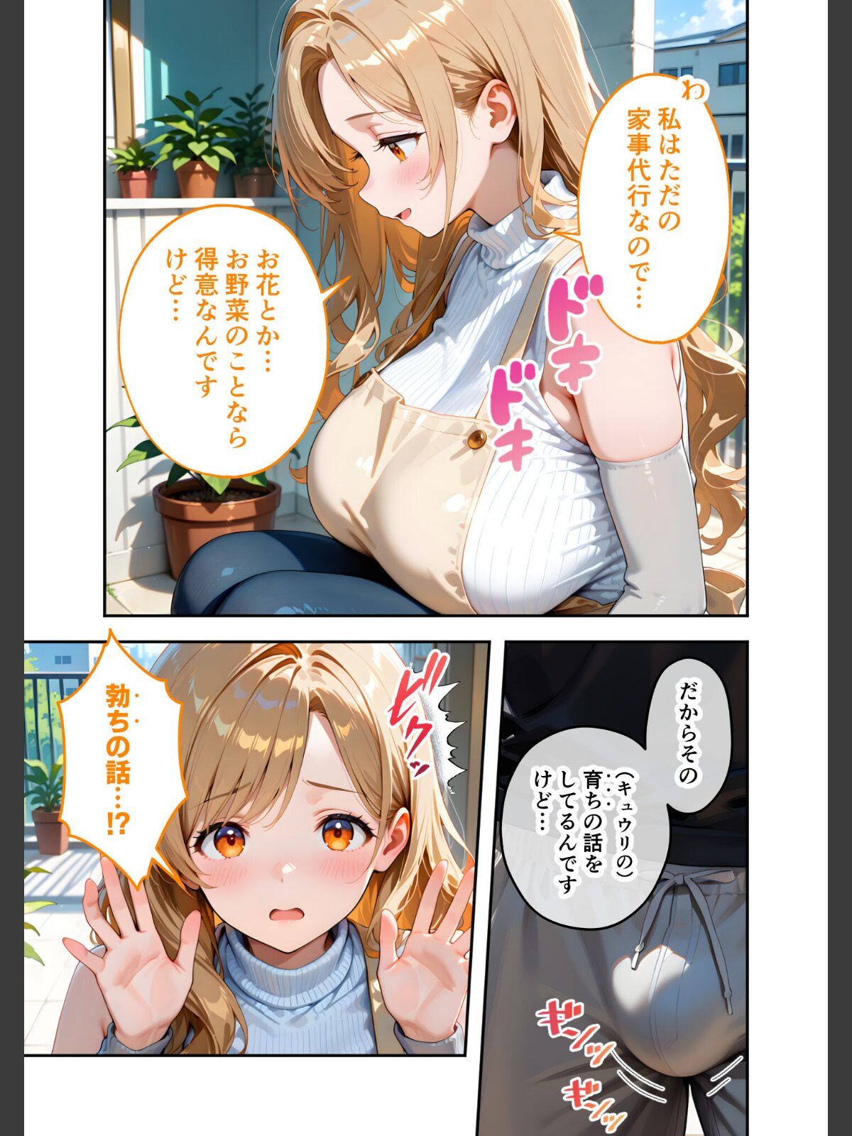 家性婦の園田さんは竿の収穫までしてくれる 〜超乳・超尻持ちのド変態淑女〜 モザイク版のサンプル画像