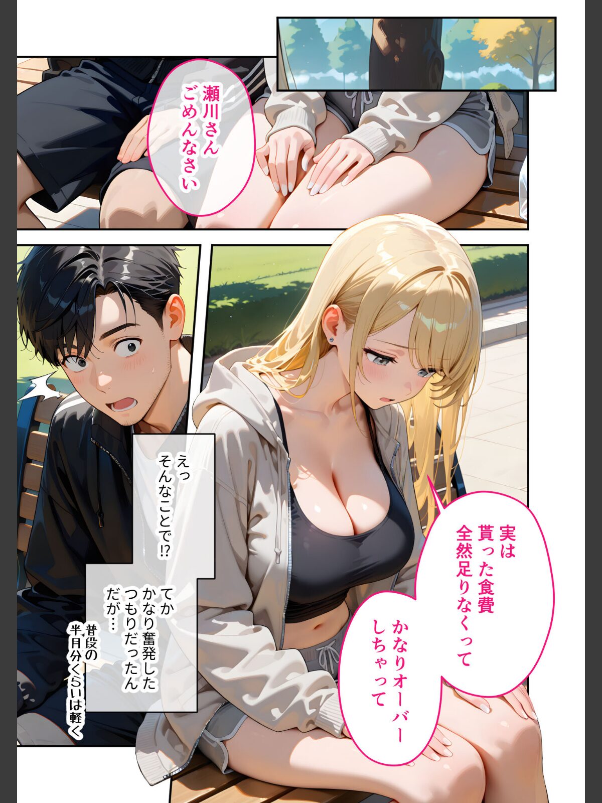 またもや家性婦の鹿野さんは竿のお料理までしてくれる 〜ド変態ギャルのセックス謝罪〜 モザイク版のサンプル画像