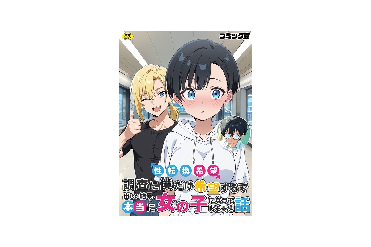 【FANZAブックス】性転換希望調査に僕だけ希望するで出した結果、本当に女の子に