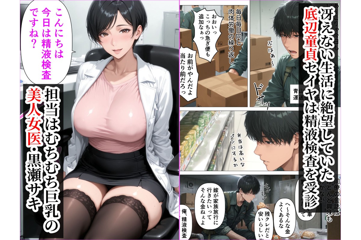 【精液が最強の美容薬の世界】 SSSレア精液で人生逆転！むちむち人妻女医の特別検診のサンプル画像3