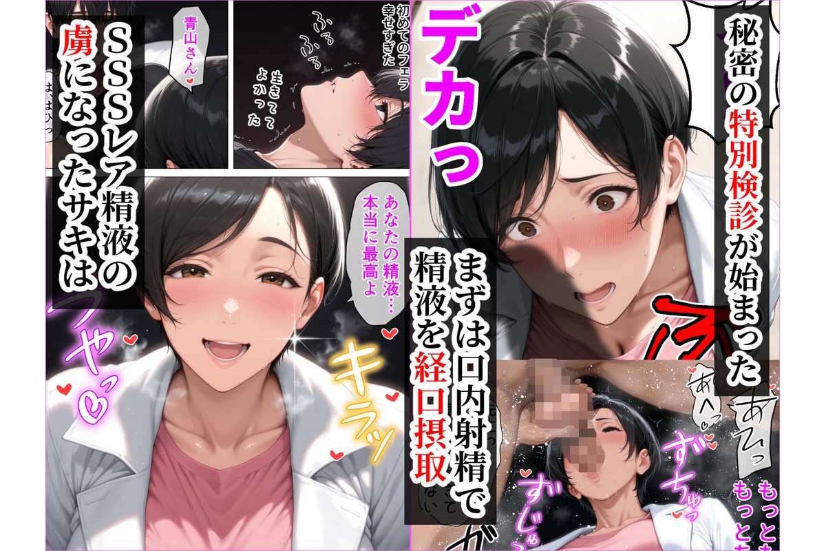【精液が最強の美容薬の世界】 SSSレア精液で人生逆転！むちむち人妻女医の特別検診のサンプル画像6