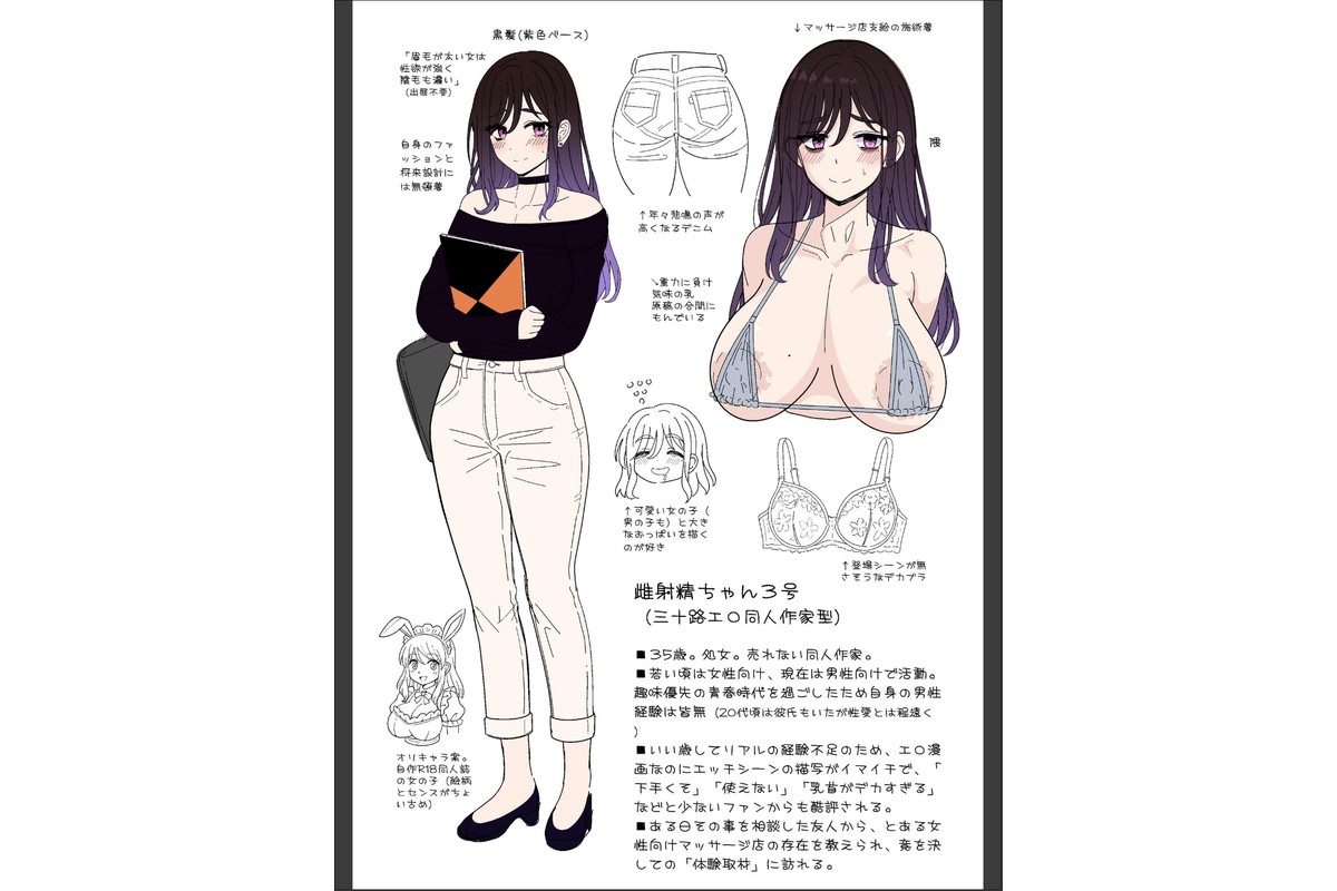 雌射精入門【棒消し修正版】 3 〜三十路エロ同人作家（処女）のお姉さんがはじめての女性専用マッサージ店で取材を忘れて気持ちよくなっちゃう話〜のサンプル画像2