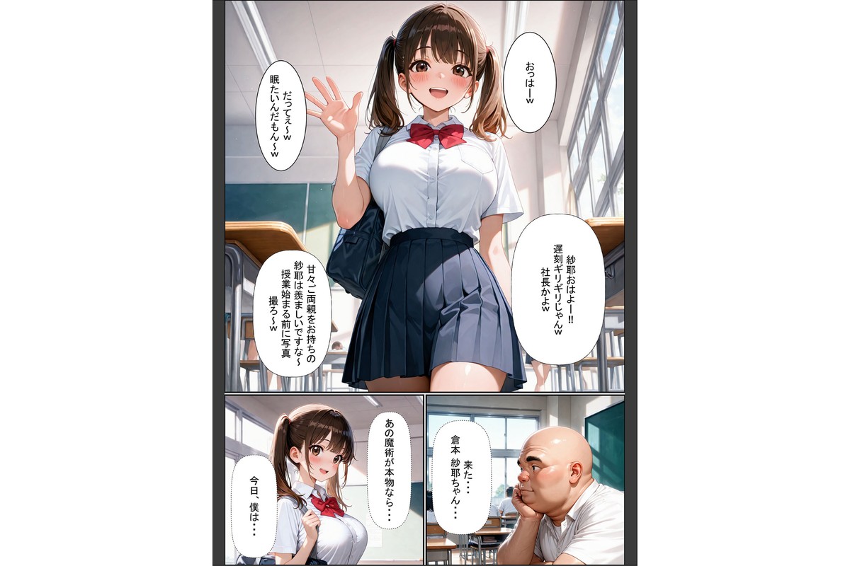 一方的な人生交換〜陰キャブサメンから クラス一の美●●に人生乗り換え〜 モザイク版のサンプル画像3
