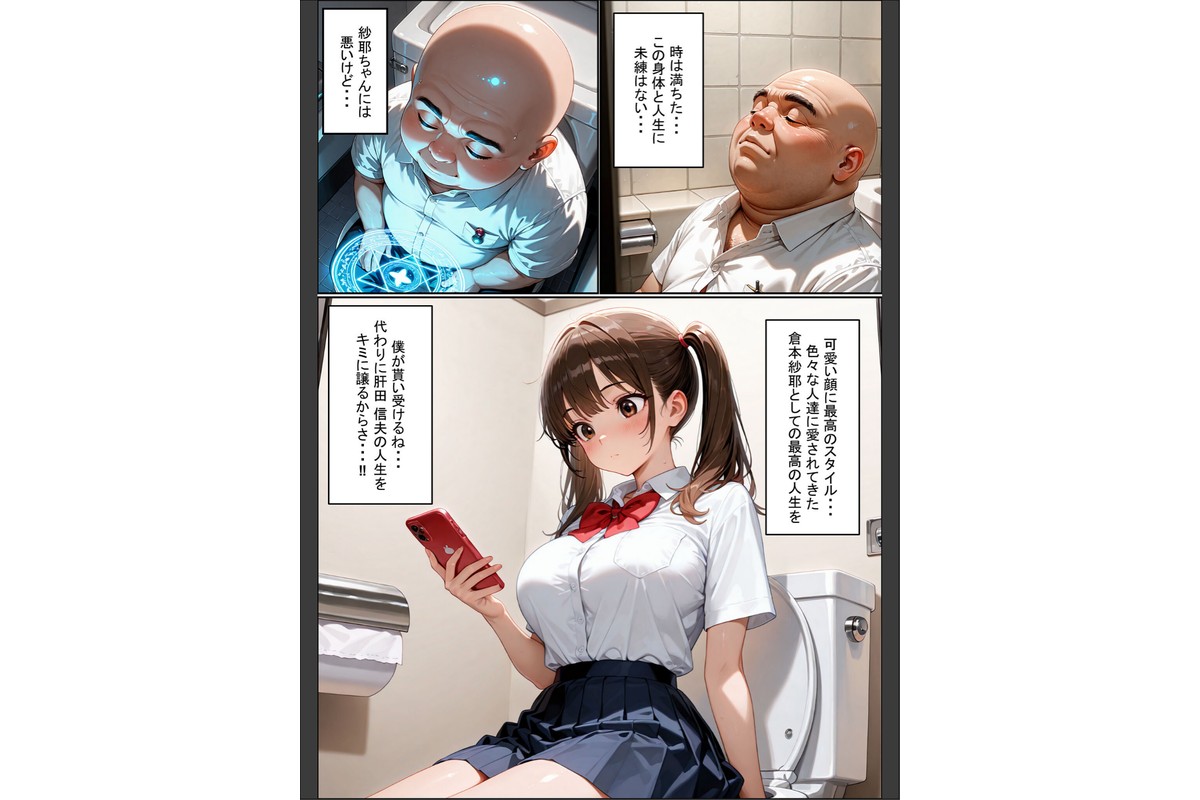 一方的な人生交換〜陰キャブサメンから クラス一の美●●に人生乗り換え〜 モザイク版のサンプル画像5