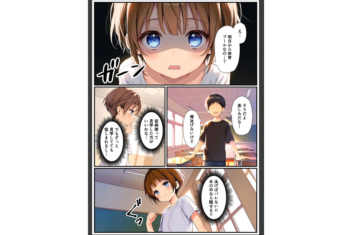 子●誕生〜女の子になった体でセックスに溺れる学園生活〜 モザイク版のサンプル画像13