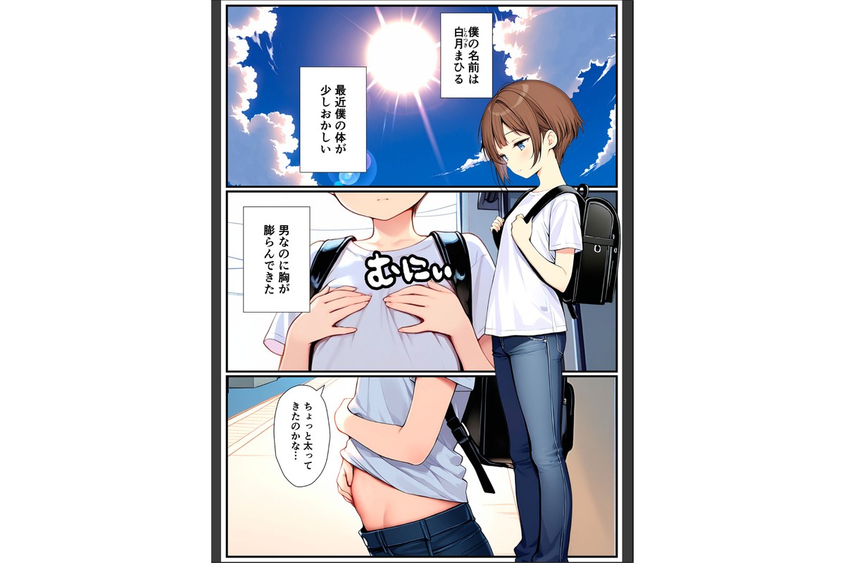 子●誕生〜女の子になった体でセックスに溺れる学園生活〜 モザイク版のサンプル画像2