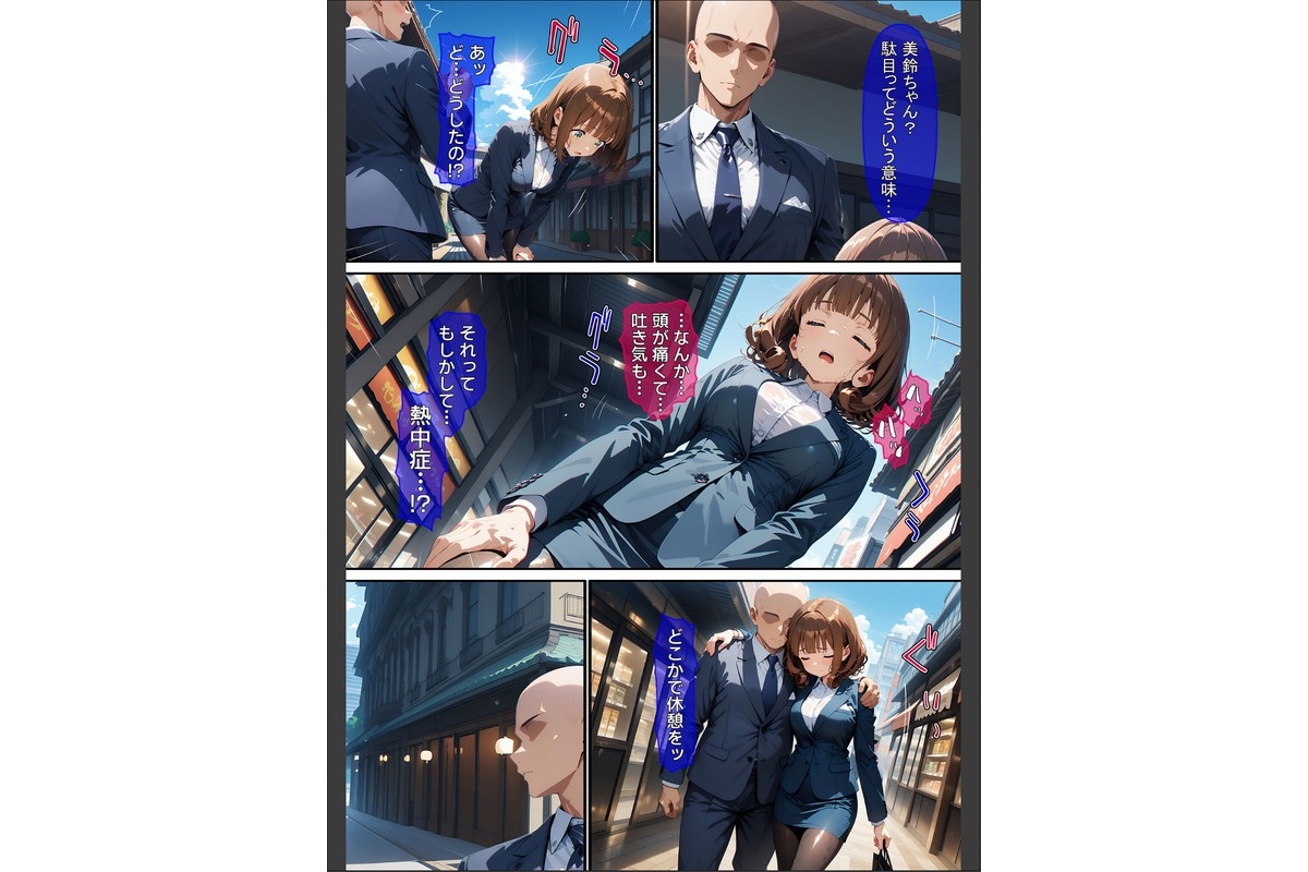 熱中症で倒れた後輩ちゃんを●●●する話 モザイク版のサンプル画像5
