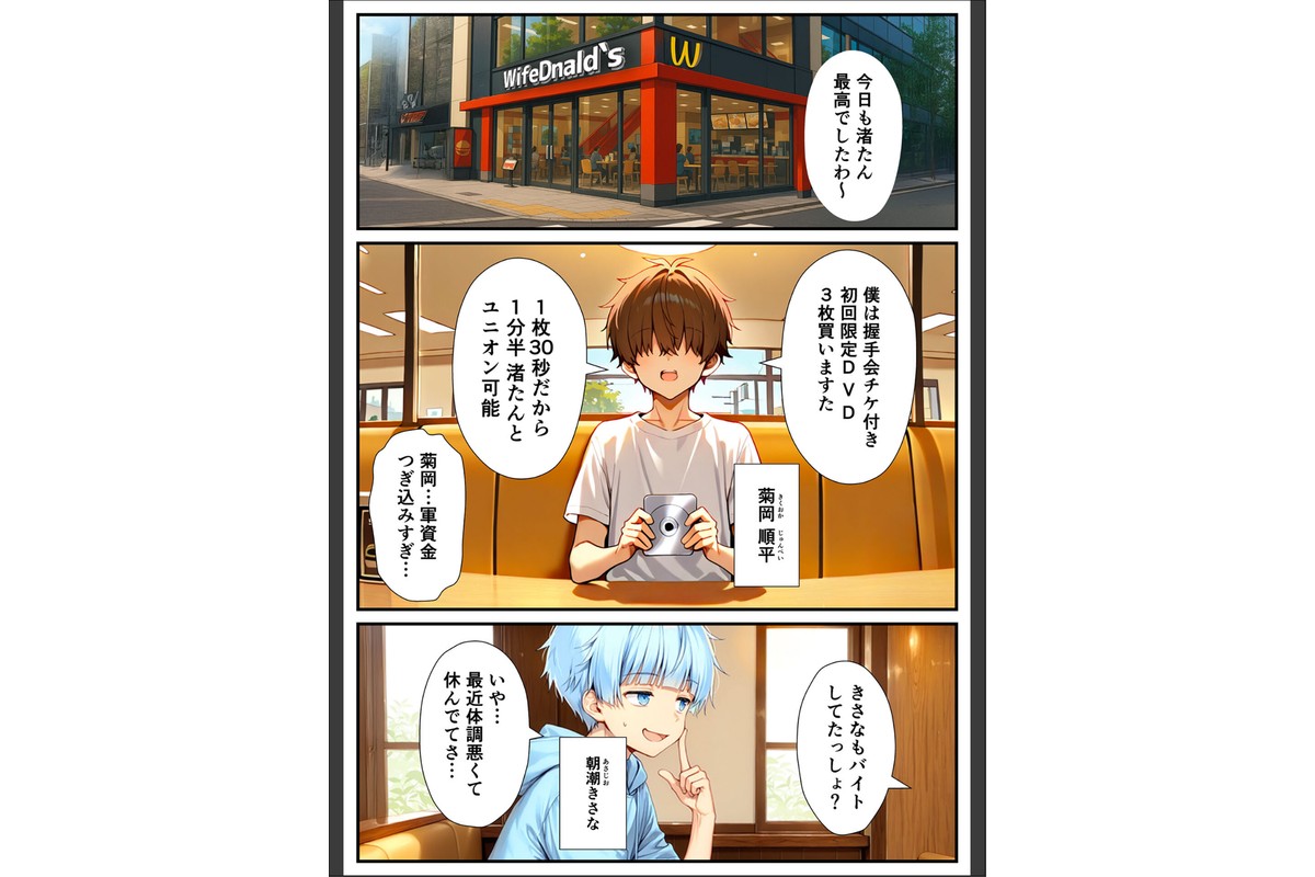 陰キャでドルオタな俺が人気アイドルそっくりに女体化して本人と3Pすることになった モザイク版のサンプル画像5
