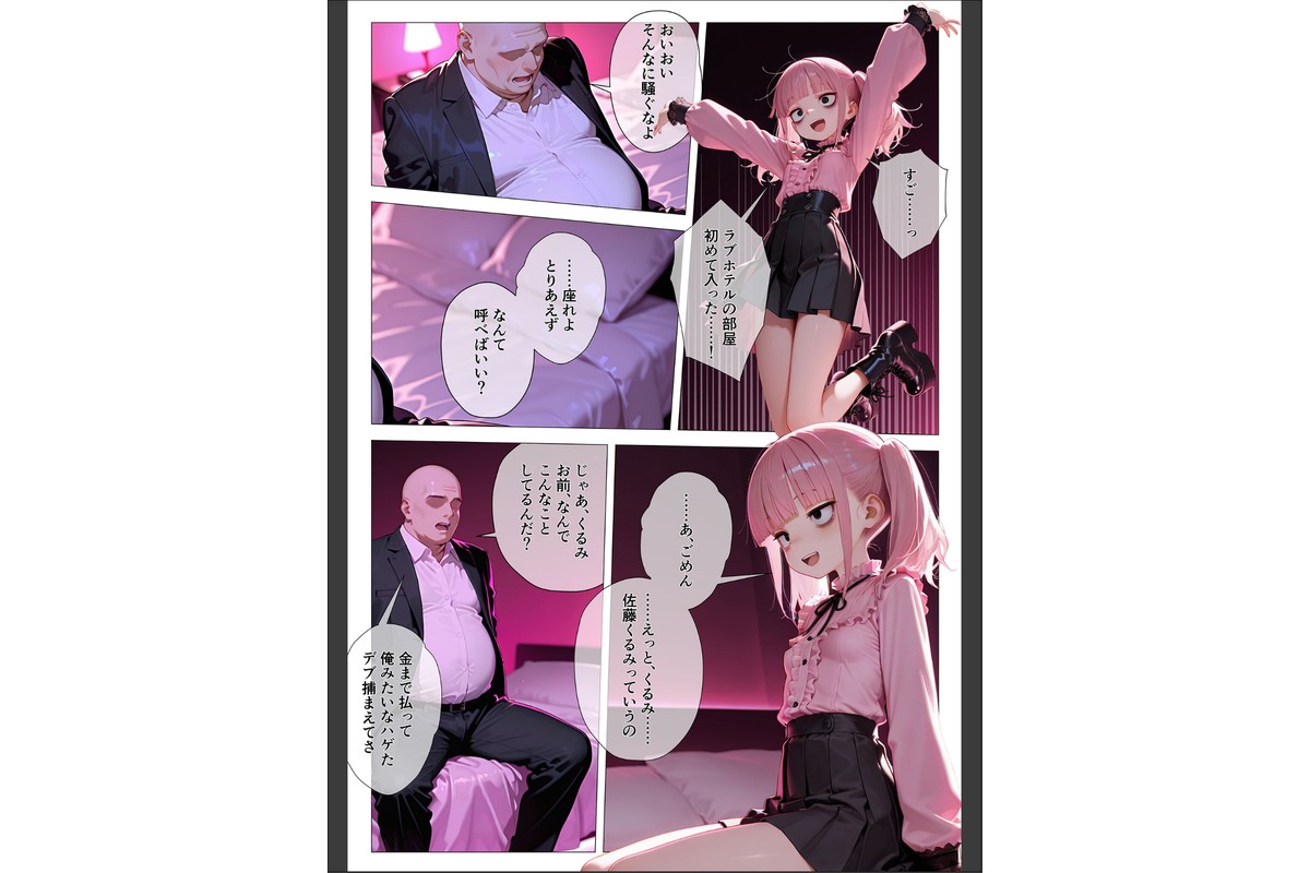 地雷系ブス、おじさんを買う。 モザイク版のサンプル画像13