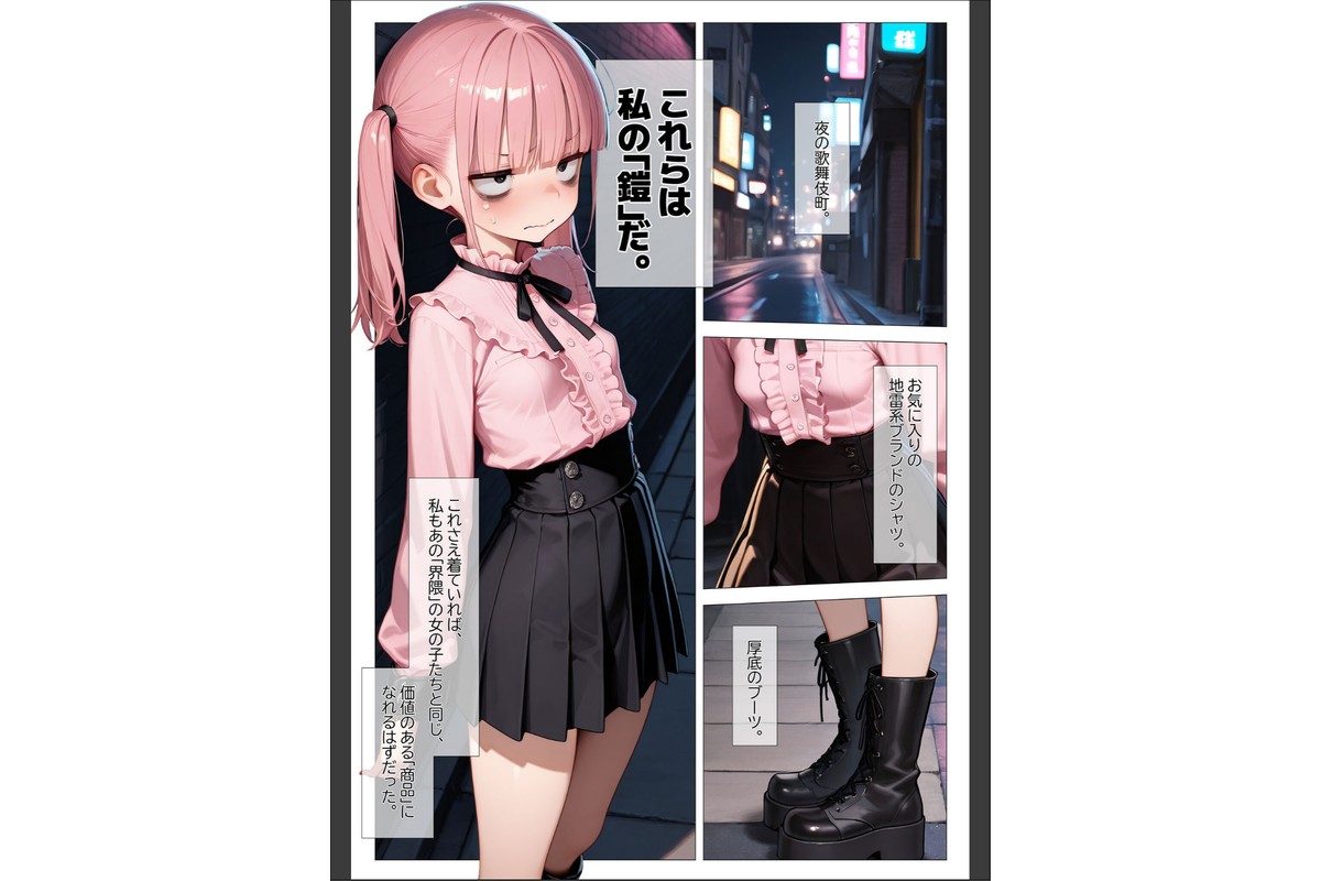地雷系ブス、おじさんを買う。 モザイク版のサンプル画像3
