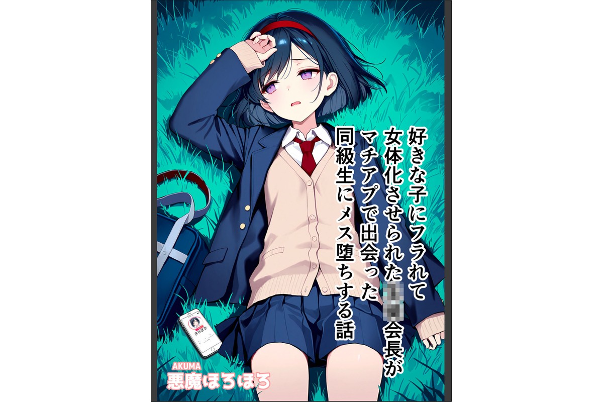 好きな子にフラれて女体化させられた生徒会長がマチアプで出会った同級生にメス堕ちする話 モザイク版のサンプル画像2