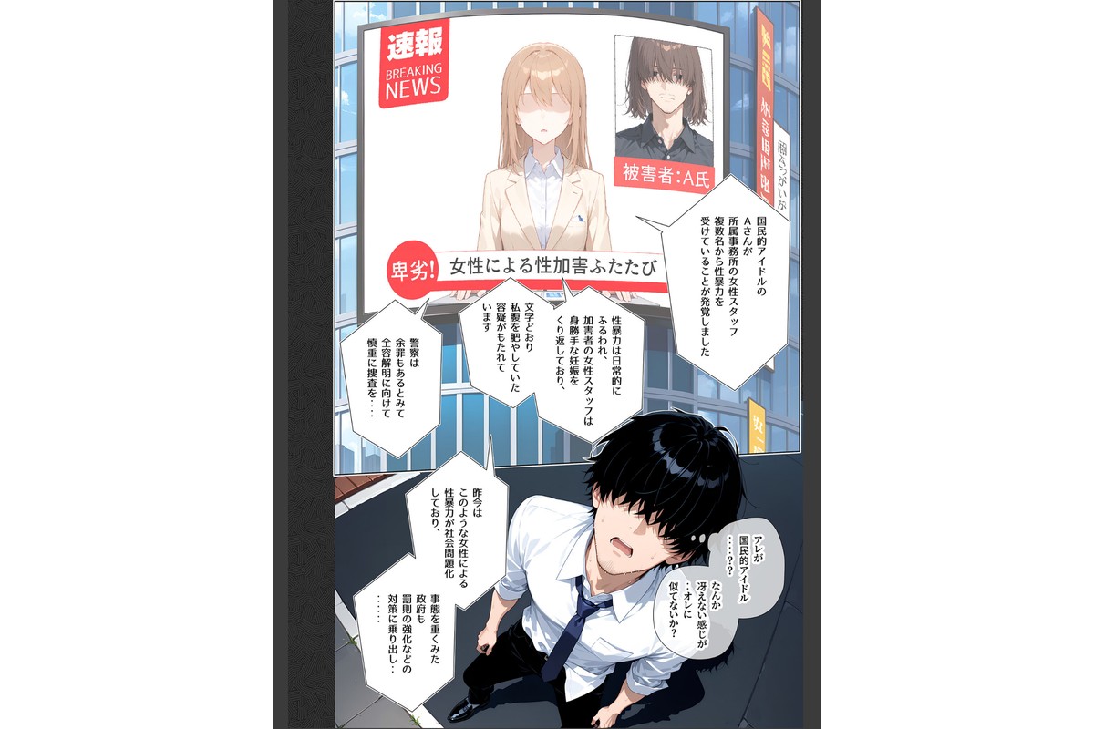 セックスカースト逆転世界 〜貞操観念も美醜も逆転!冴えない俺は無双する〜(1)のサンプル画像11