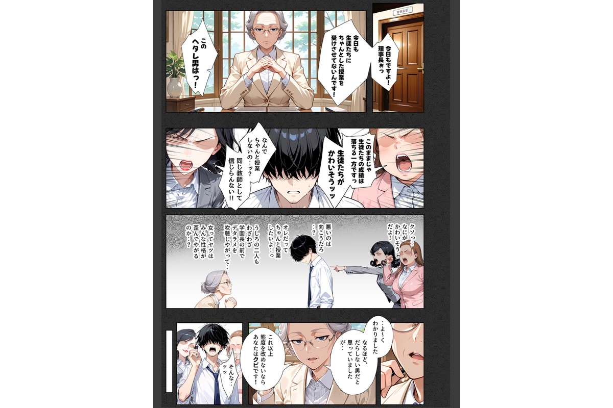 セックスカースト逆転世界 〜貞操観念も美醜も逆転!冴えない俺は無双する〜(1)のサンプル画像4