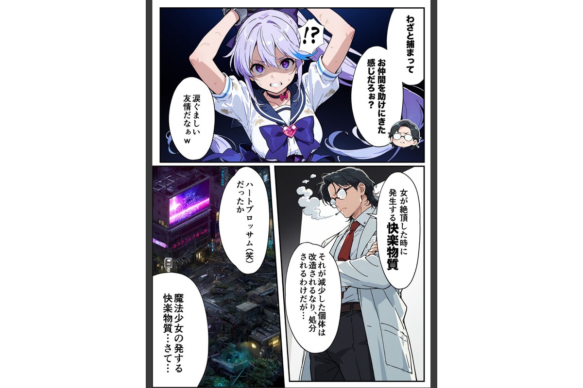 AIが支配する世界で人類を裏切った俺は正義の魔法少女をドスケベ●●する モザイク版のサンプル画像10