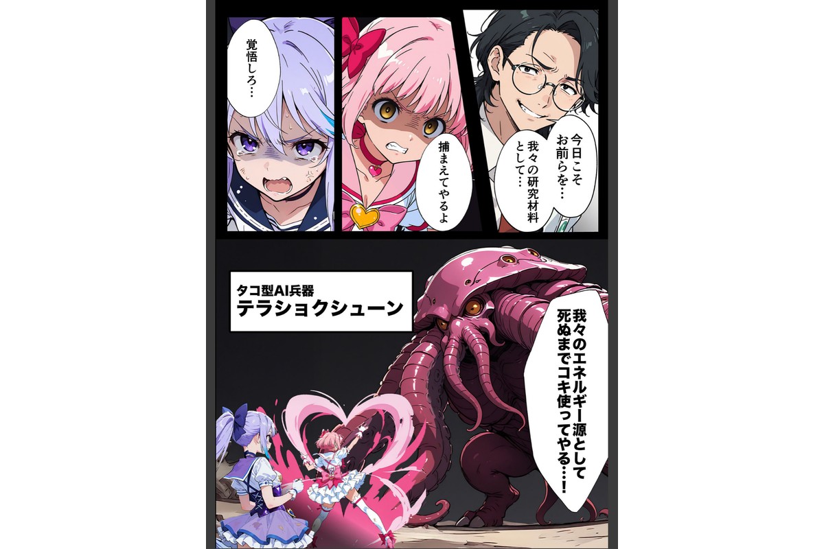 AIが支配する世界で人類を裏切った俺は正義の魔法少女をドスケベ●●する モザイク版のサンプル画像13