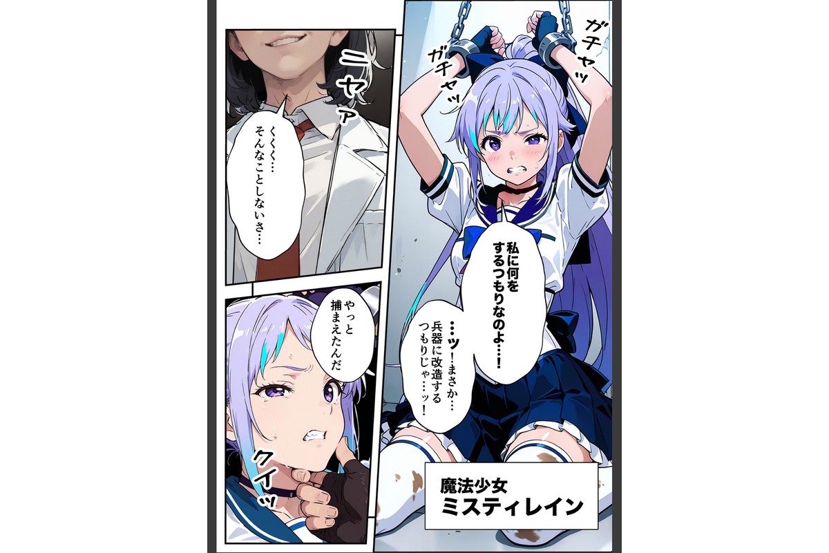 AIが支配する世界で人類を裏切った俺は正義の魔法少女をドスケベ●●する モザイク版のサンプル画像3