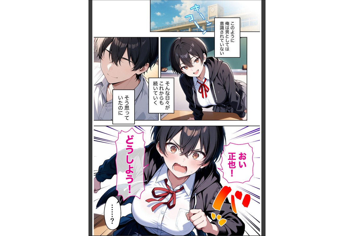 ボーイッシュ幼馴染がエロすぎて困っていますのサンプル画像6