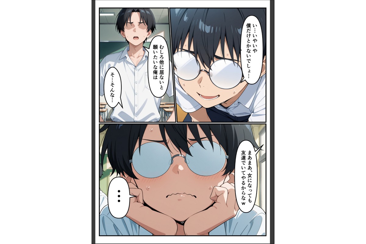 性転換希望調査に僕だけ希望するで出した結果、本当に女の子になってしまった話のサンプル画像4