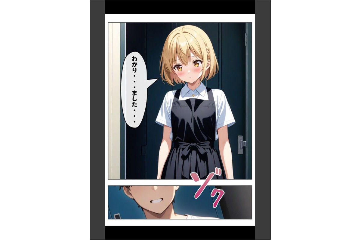 くそキモ店長に弱みを握られ犯●れまっくた金髪ロリJK【モザイク版】のサンプル画像10