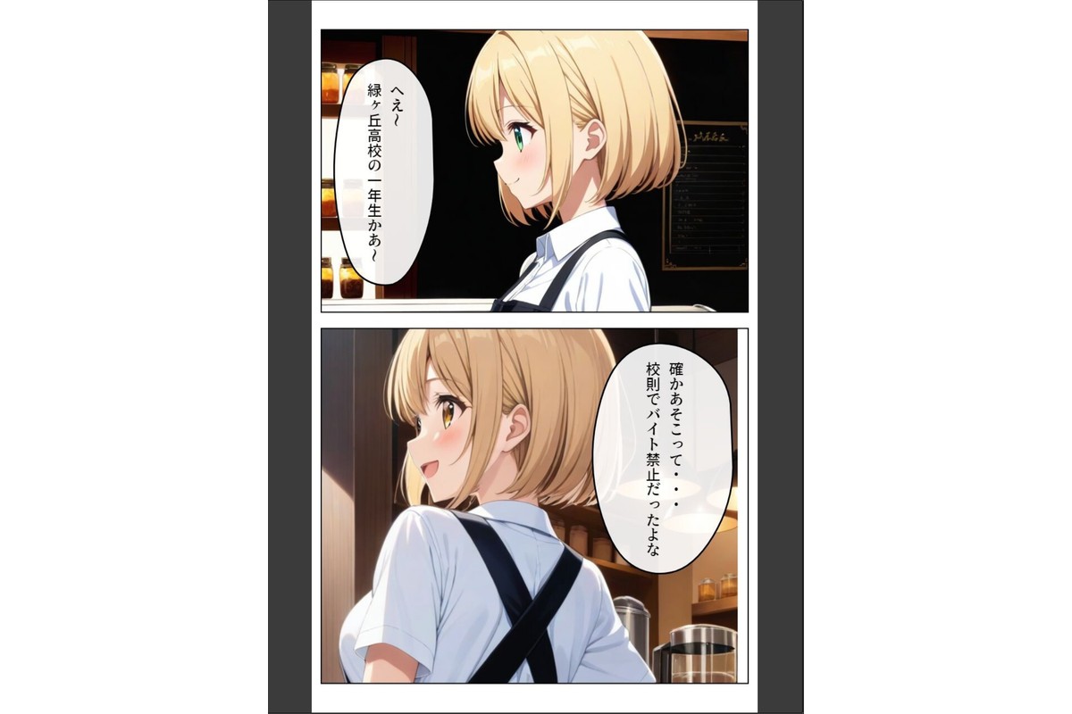 くそキモ店長に弱みを握られ犯●れまっくた金髪ロリJK【モザイク版】のサンプル画像3