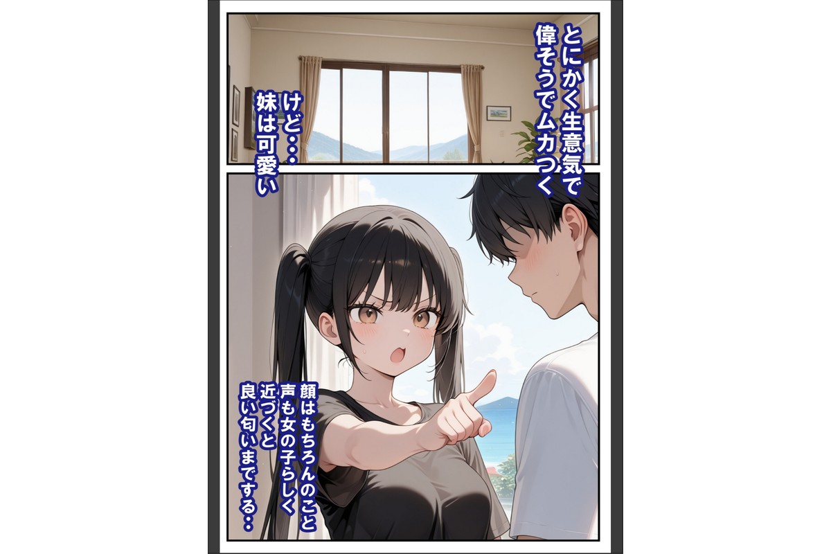 めちゃくちゃ生意気な現役学生アイドルの妹パンツでシコってたら…【モザイク版】のサンプル画像4