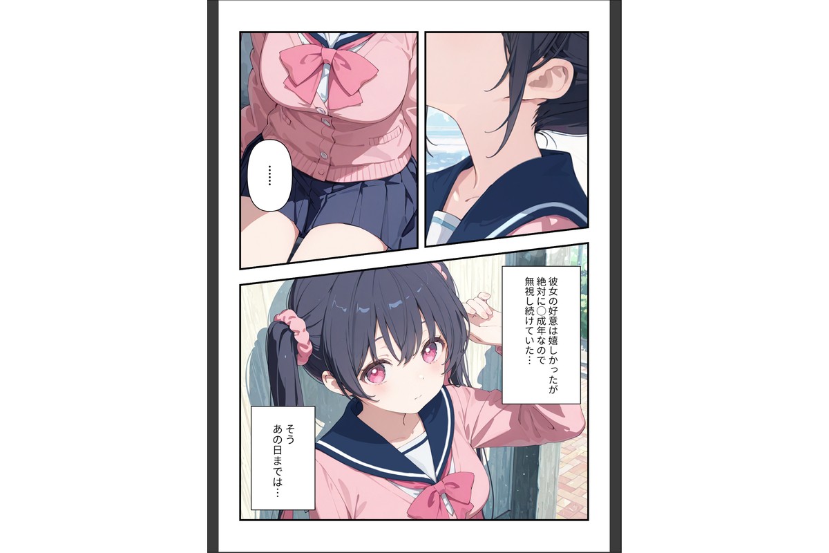 謎の地雷形女子校生が推しのち○ ぽにメス堕ちするまでの記録【モザイク版】のサンプル画像2