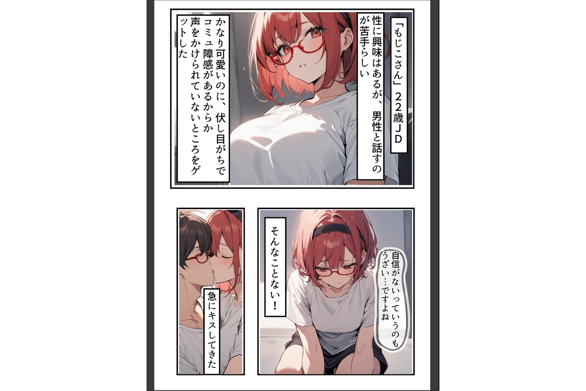 久々に再会した初恋の相手とハプバーに行って、NTR未遂！？いちゃらぶSEXした話【棒消し修正版】のサンプル画像12