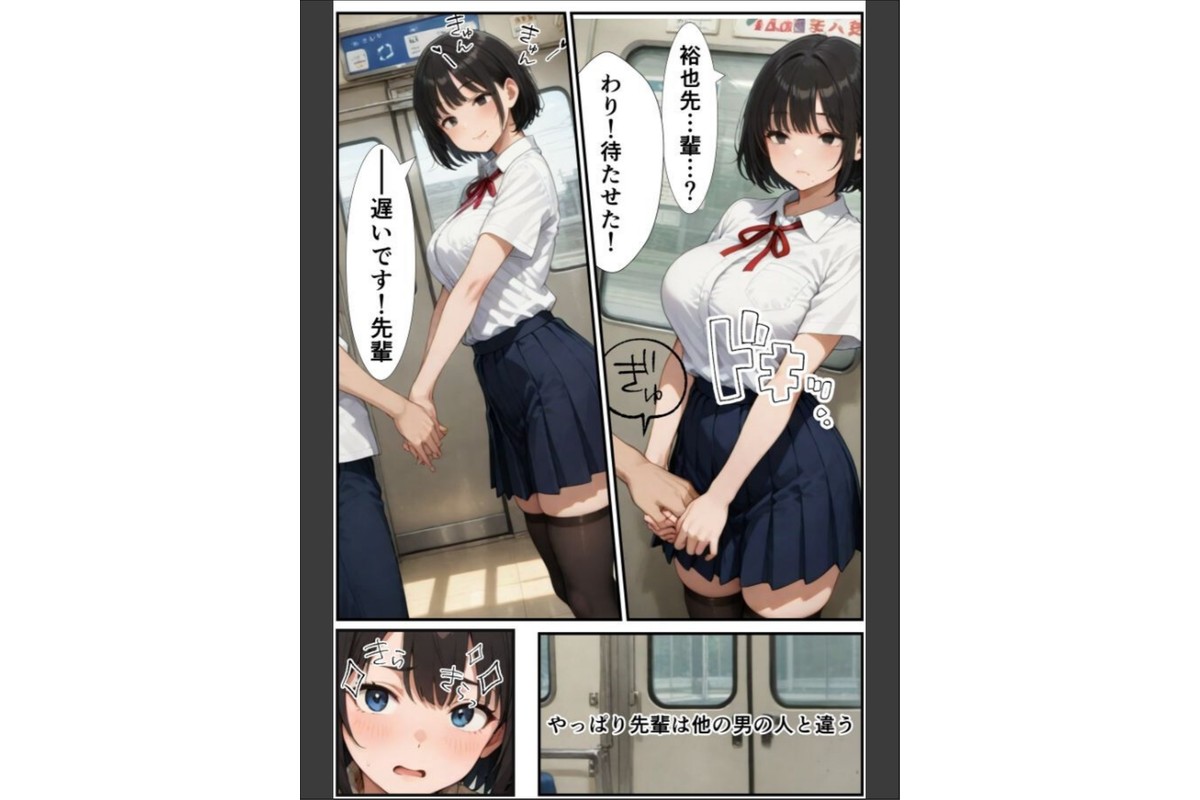 クール長身巨乳な後輩をズブズブに依存させる話【棒消し修正版】のサンプル画像13