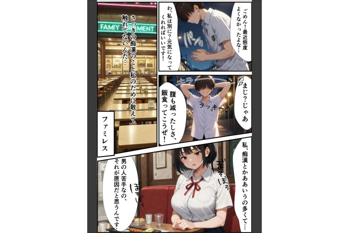 クール長身巨乳な後輩をズブズブに依存させる話【棒消し修正版】のサンプル画像14