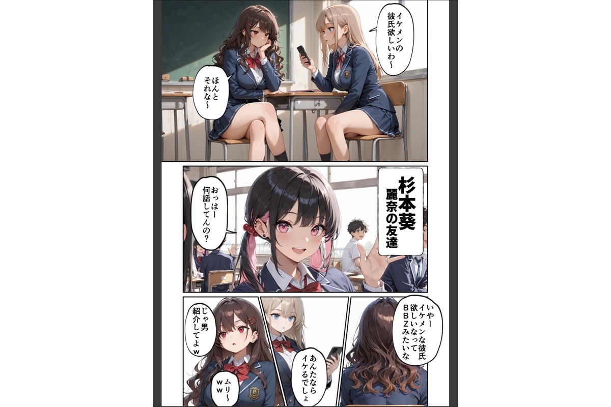 昔、俺をバカにしていた幼馴染を10年後港区のタワマンに呼び出して朝まで〇〇する話。【モザイク版】のサンプル画像4