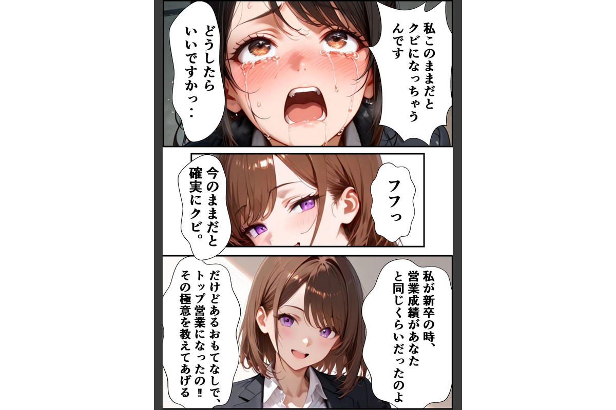ようこそ、我が社の肉便器営業課へ。泣き虫最下位OLが肉体調教されて下剋上契約！【モザイク版】のサンプル画像4