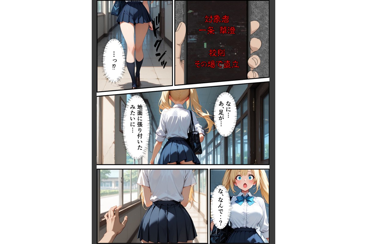 校則改変アプリ〜ゴミ扱いしてた俺の肉棒で女王たちがメス堕ち【モザイク版】のサンプル画像9