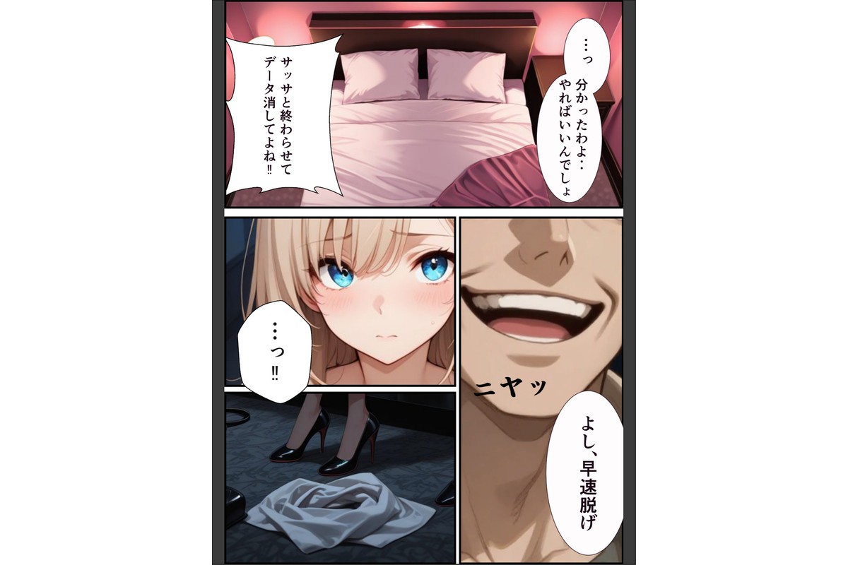 パパ活ギャル〜粗チンカレシじゃ届かない最奥までキモ教師のデカチンでメス堕ち【モザイク版】のサンプル画像6