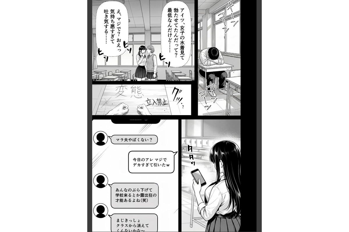 種付け鬼ごっこ 〜イジメられっ子が仕掛けた最悪の復讐ゲーム〜【棒消し修正版】のサンプル画像3