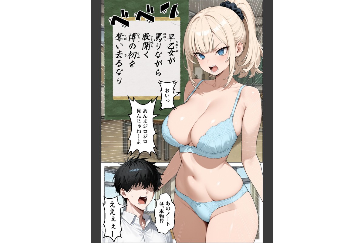 童貞の僕が催●ノートで一軍ギャルと3P！？ 絶頂生ハメSEXした話【モザイク版】のサンプル画像15