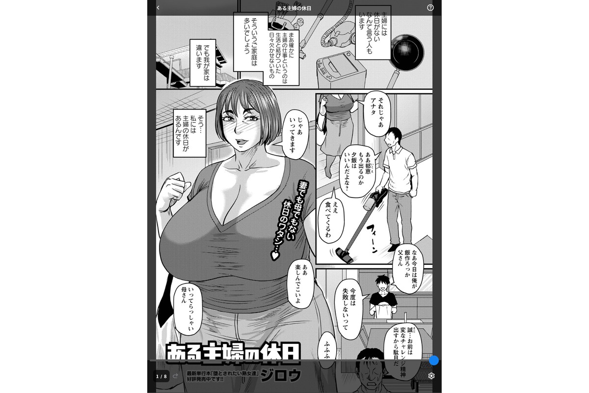 ある主婦の休日のサンプル画像1