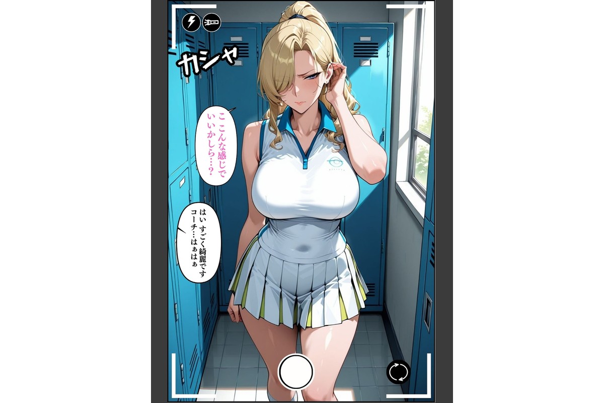 人妻ですが雌でした〜イきたくないのに醜顔アクメ テニスコーチが醜態晒した日〜 モザイク版のサンプル画像9