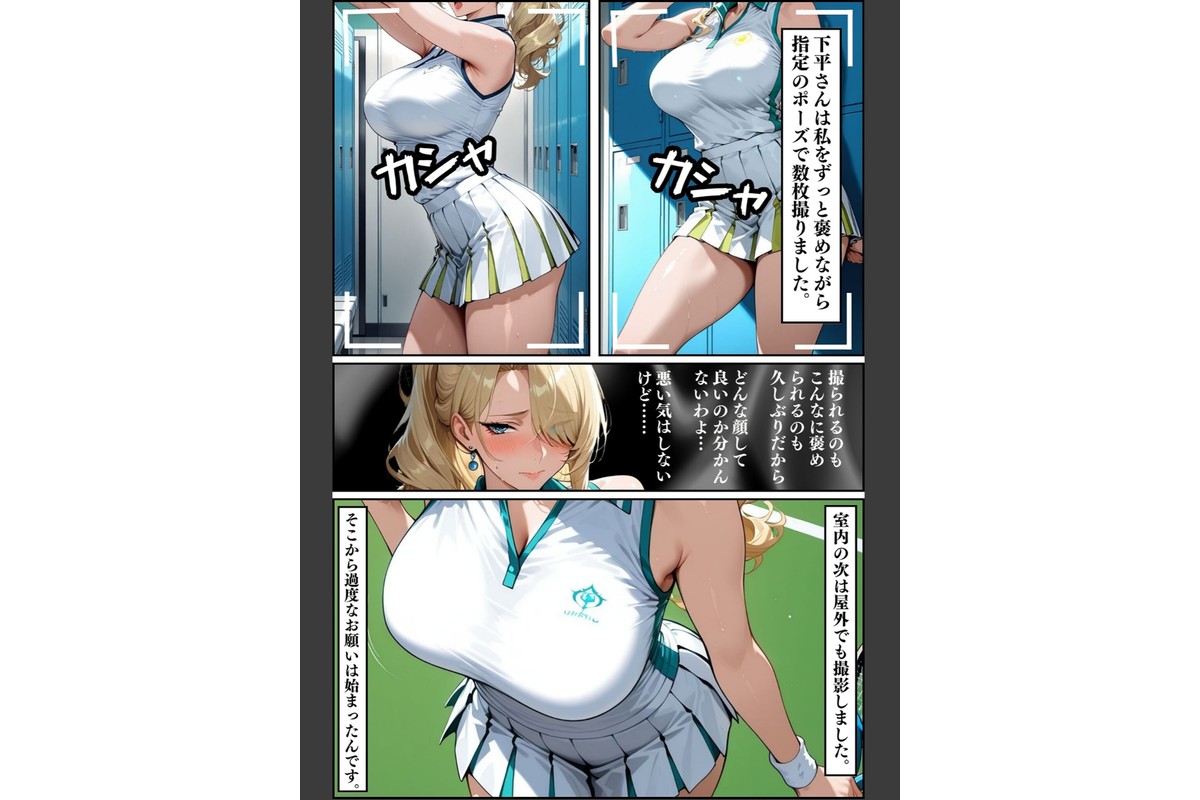 人妻ですが雌でした〜イきたくないのに醜顔アクメ テニスコーチが醜態晒した日〜 モザイク版のサンプル画像10