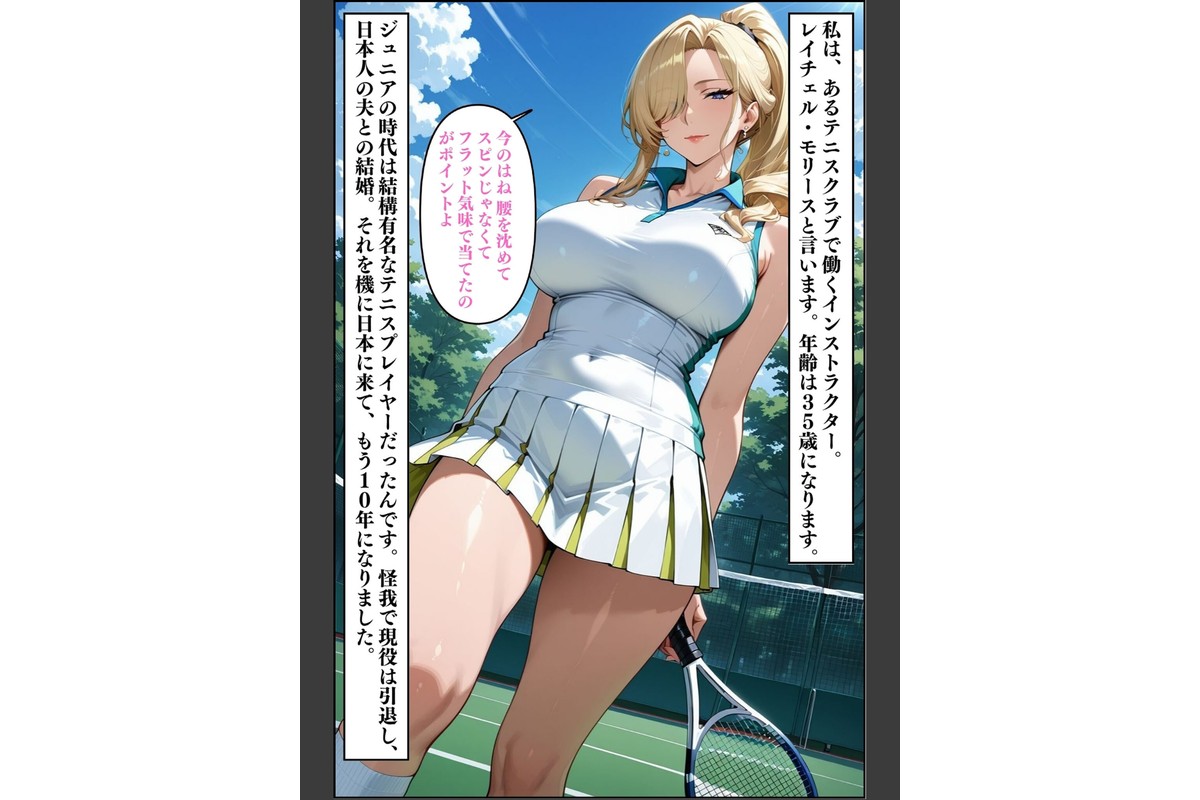 人妻ですが雌でした〜イきたくないのに醜顔アクメ テニスコーチが醜態晒した日〜 モザイク版のサンプル画像4