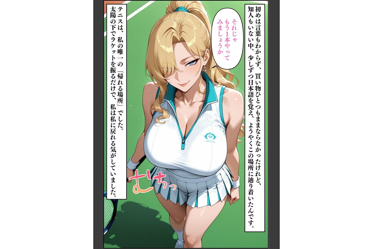 人妻ですが雌でした〜イきたくないのに醜顔アクメ テニスコーチが醜態晒した日〜 モザイク版のサンプル画像5
