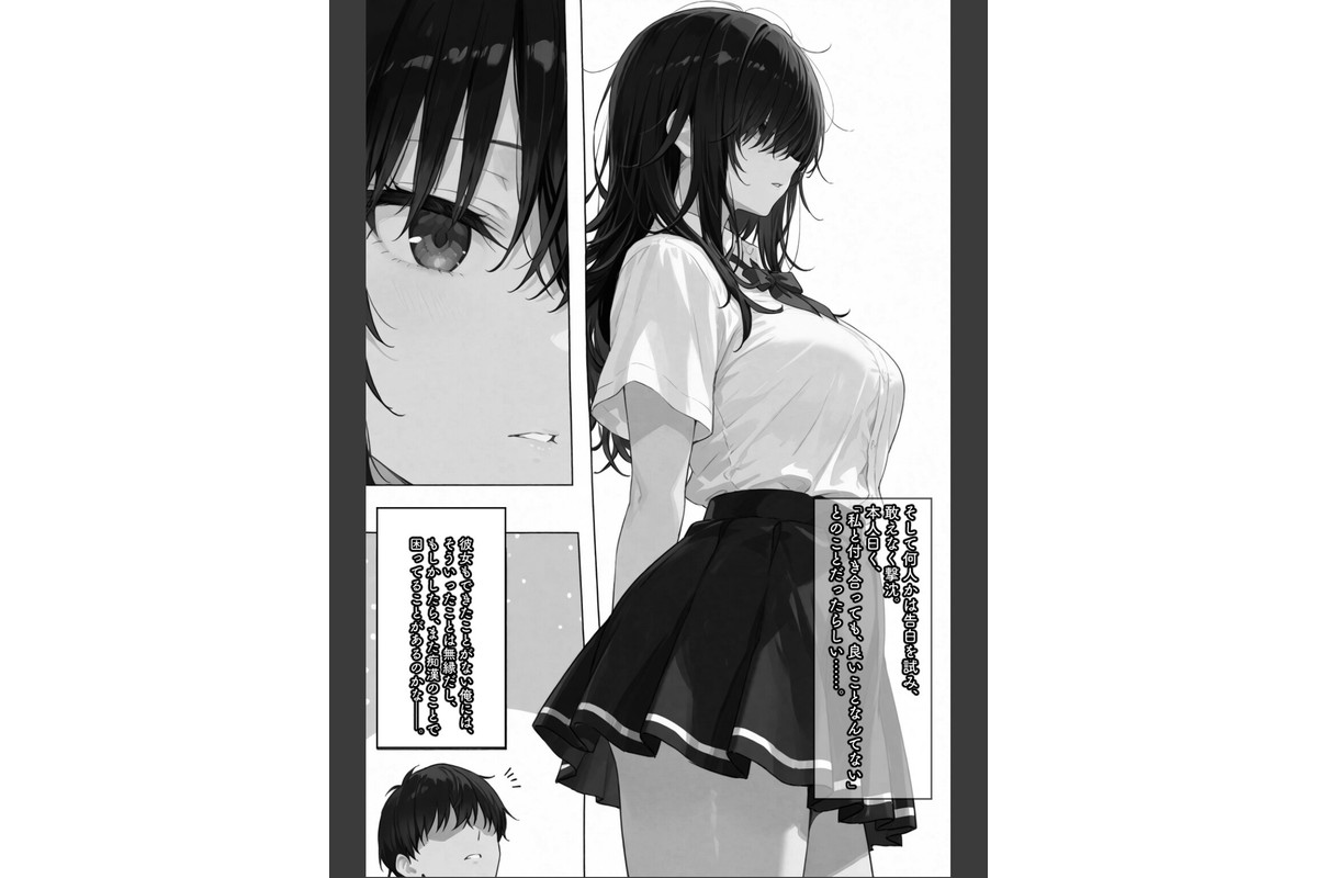 陰キャなクラスメートを助けたら、ギャルゲー展開が始まった!【棒消し修正版】のサンプル画像11
