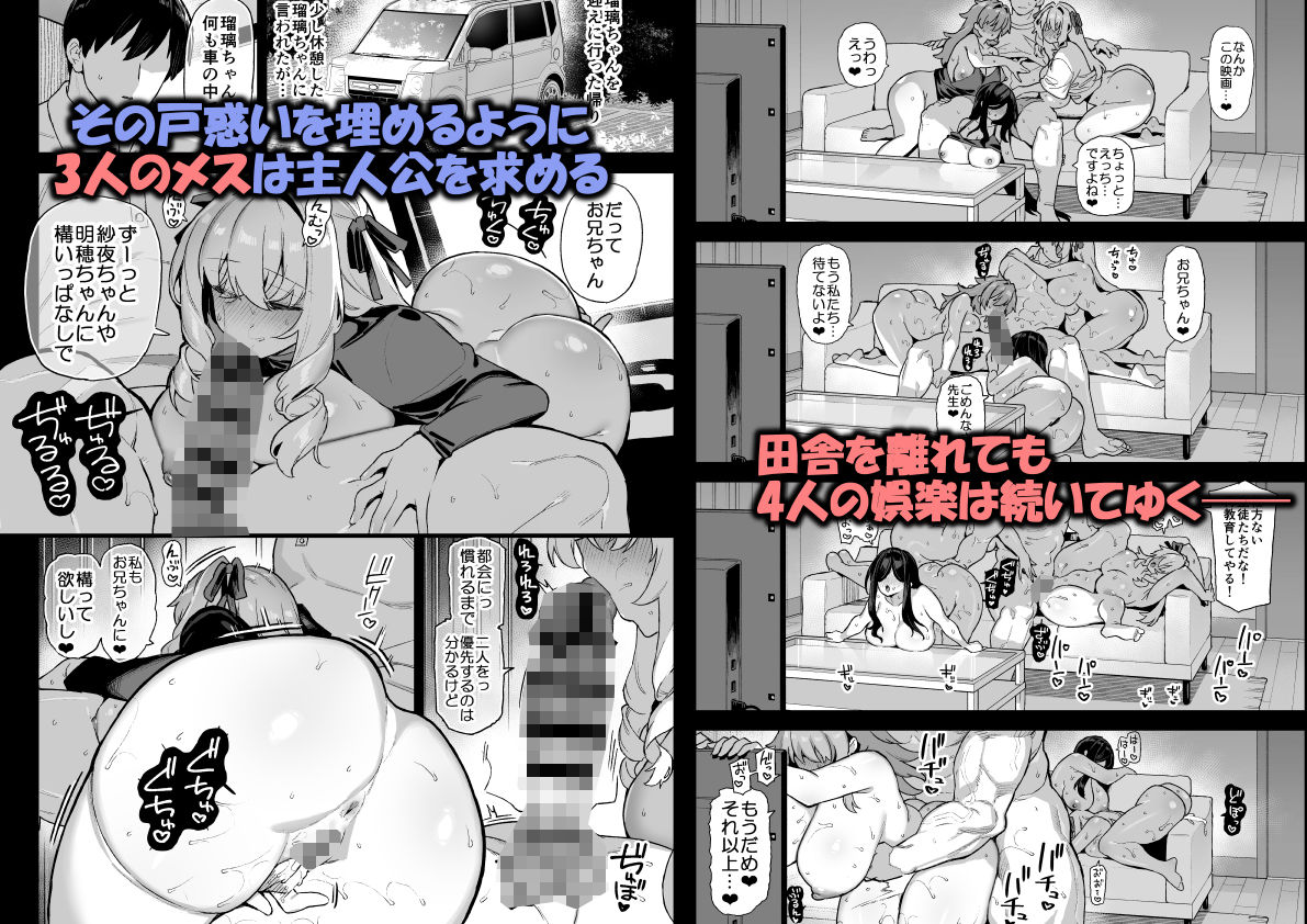 田舎にはこれくらいしか娯楽がない  総集編  2のサンプル画像